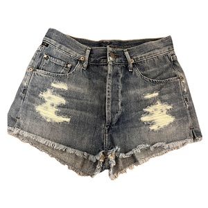 Citizens of Humanity Medium Light Distressed Denim Shorts